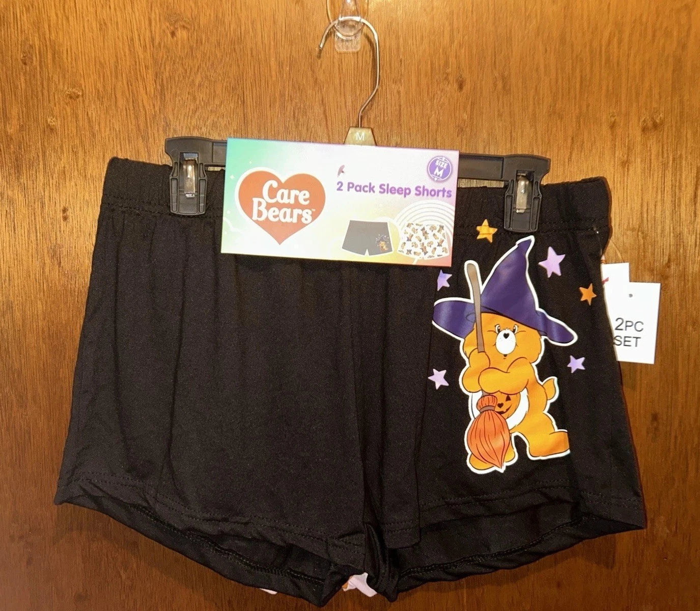 Care Bears Halloween Pajama Sleep Shorts Set Of 2 Size MEDIUM NWT!