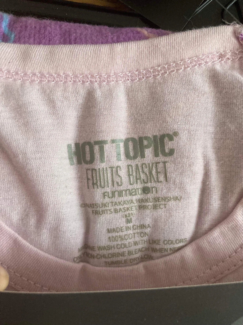 Fruits Basket Anime Thermal Sleepwear Set Size Medium