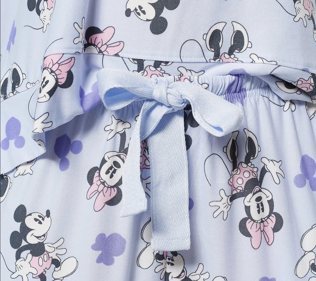 Disney Soft Jersey Raglan and Jogger Pajama Set-Purple/Minnie-Small A459614