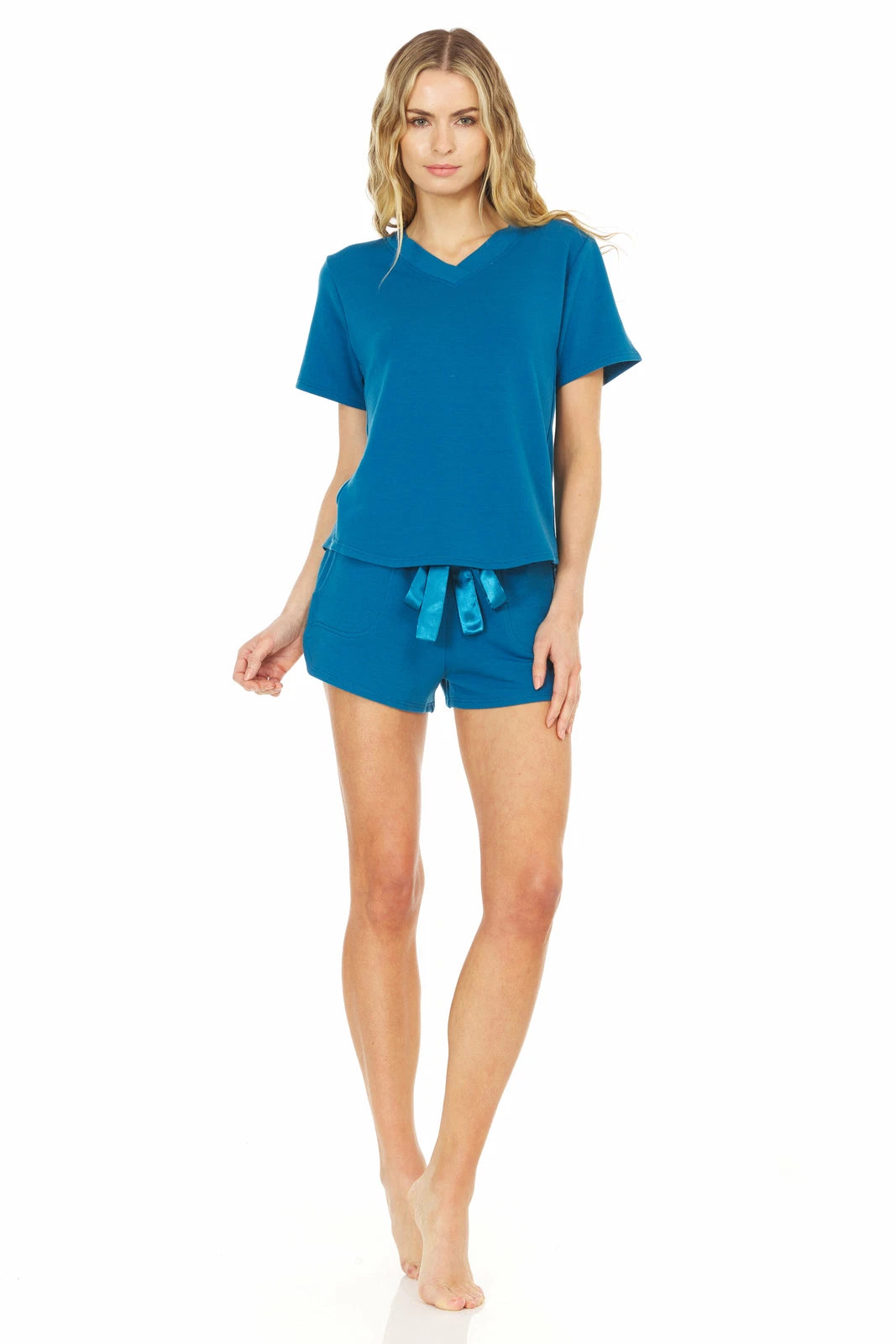 Flora Nikrooz Women's SEAPORT Blaire Shorts Pajama Set, US Small