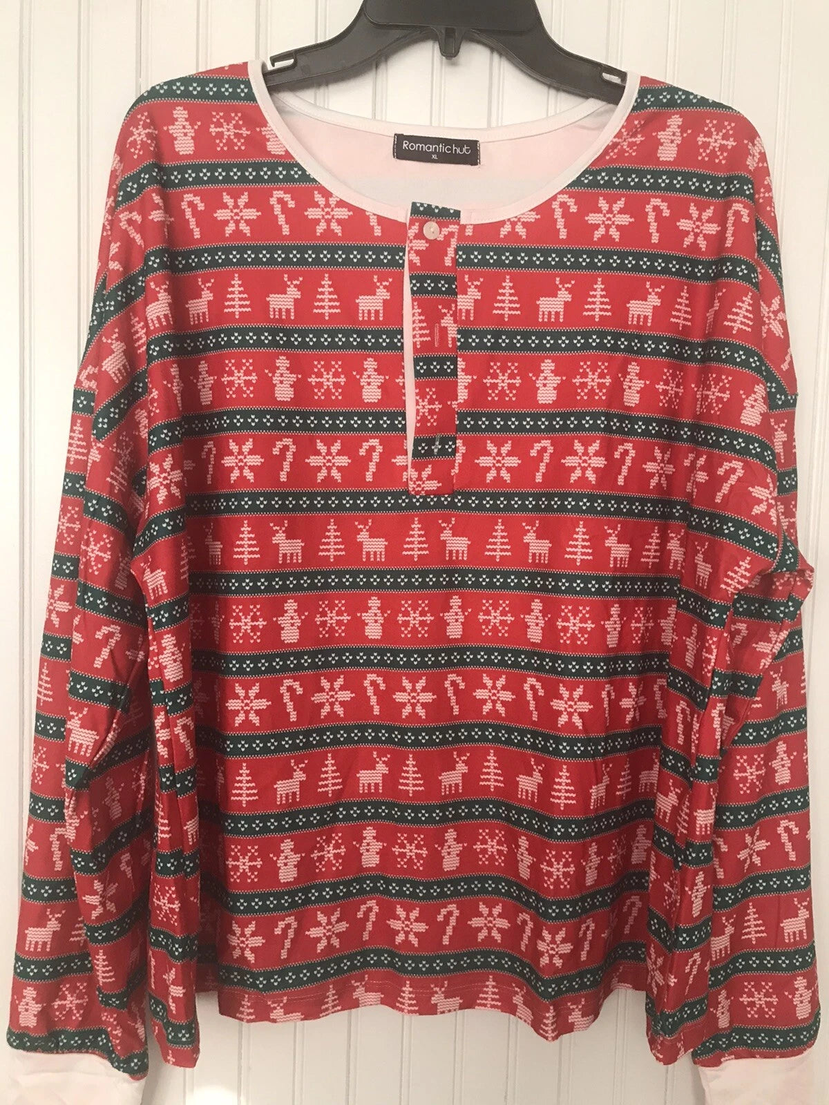 Romantichut Women Green & Red Pj Set