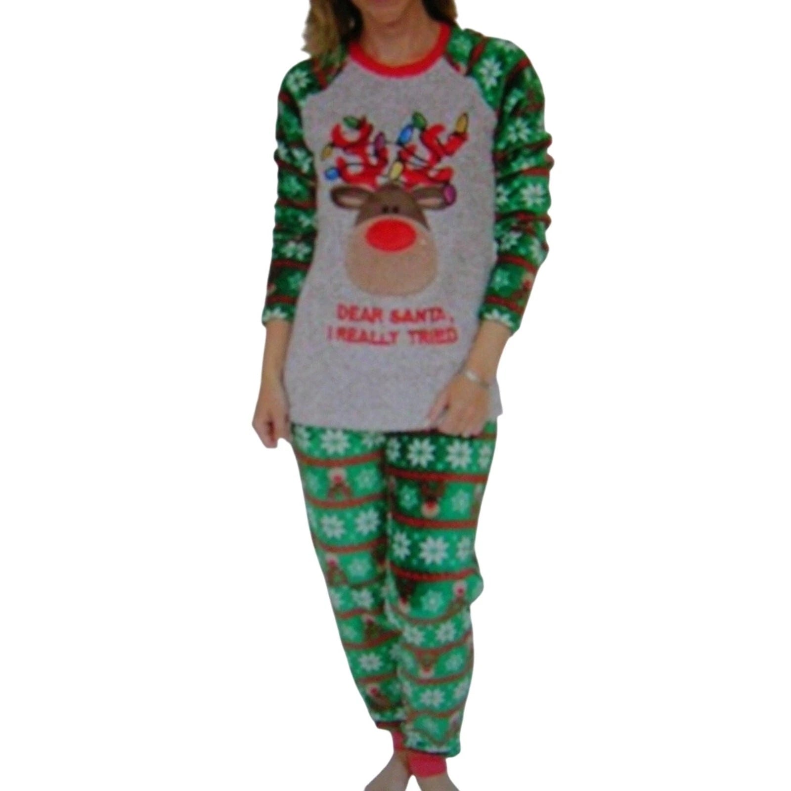 NWT SECRET TREASURES SHERPA REINDEER SET MEDIUM