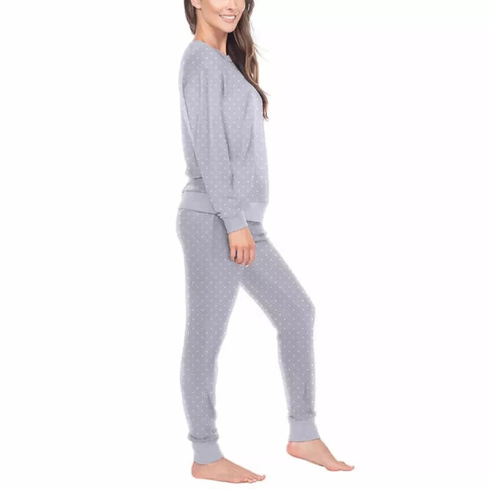 Honeydew Ladies 2XL Purple Dots 2-piece Lounge Pajama Set