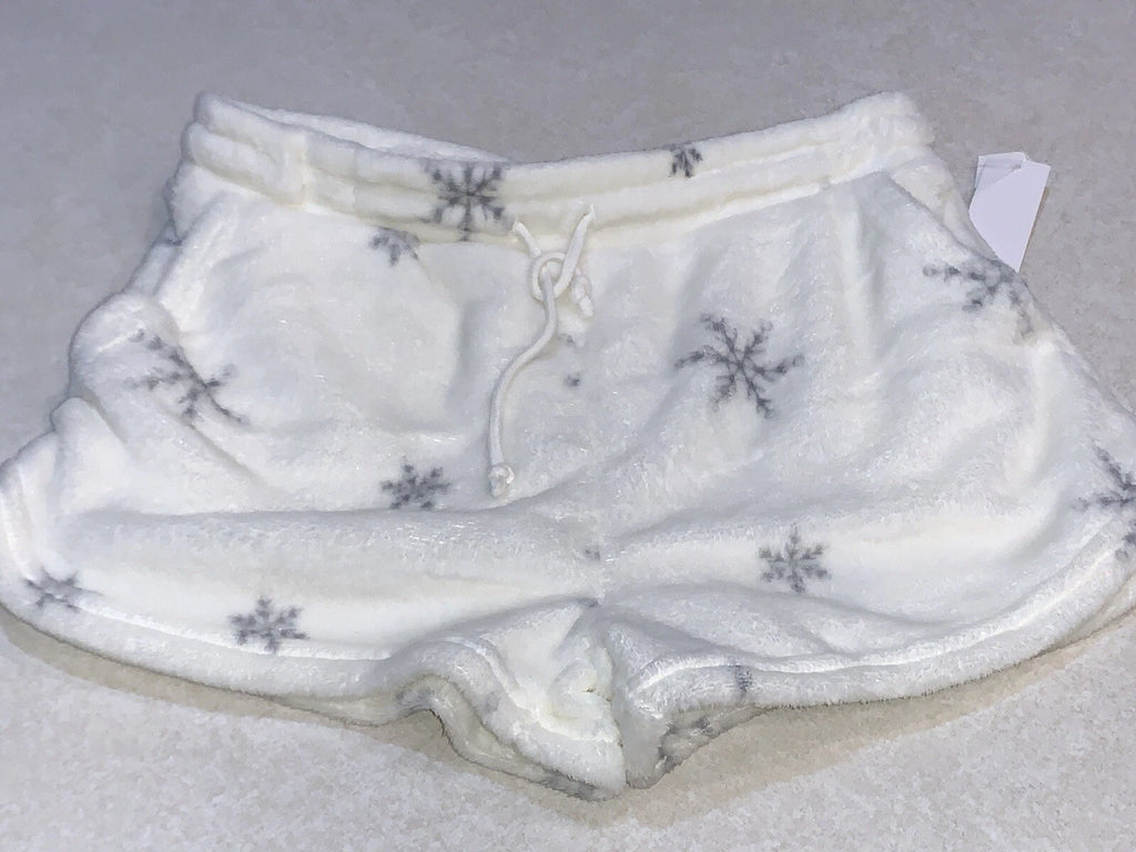 Cozie by Pink Rose Women’s 2 Piece Pajamas Lounge Set Large Beige Holiday NWT