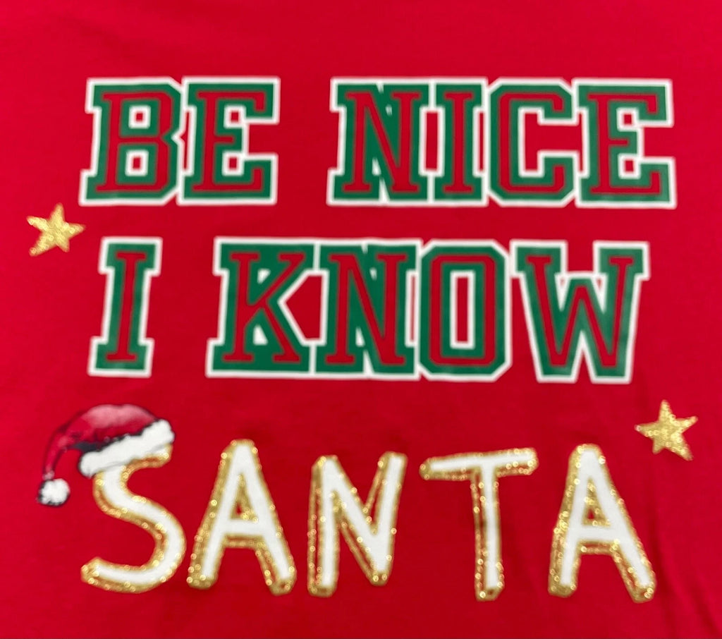 WOMEN’S JAMMIES FOR YOUR FAMILIES “BE NICE” 2-PIECE PAJAMA SET SIZE XL