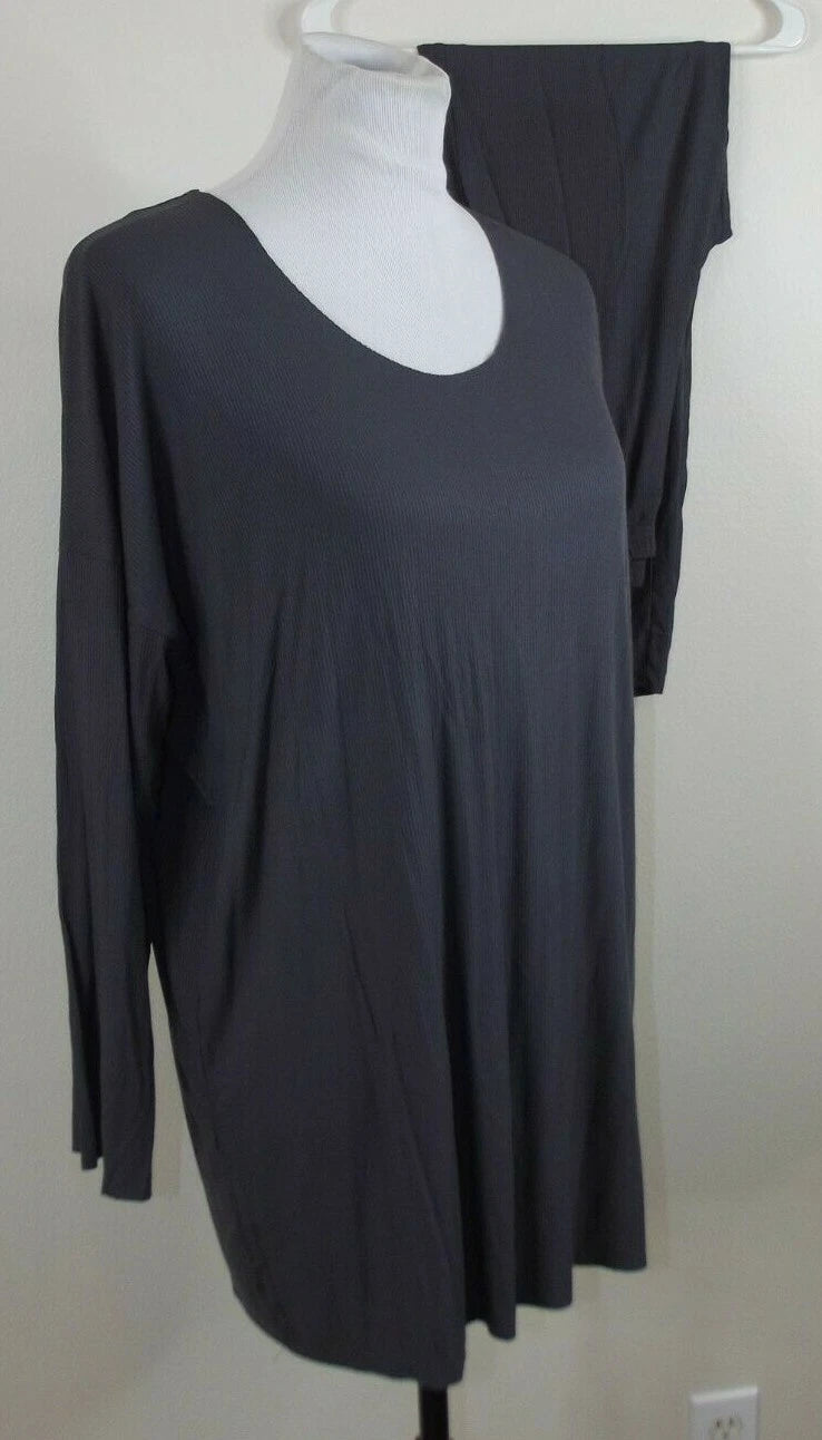 AFLOWYII Womens Super Comfy LOUNGING PAJAMAS - Size MEDIUM - GRAY Lightweight