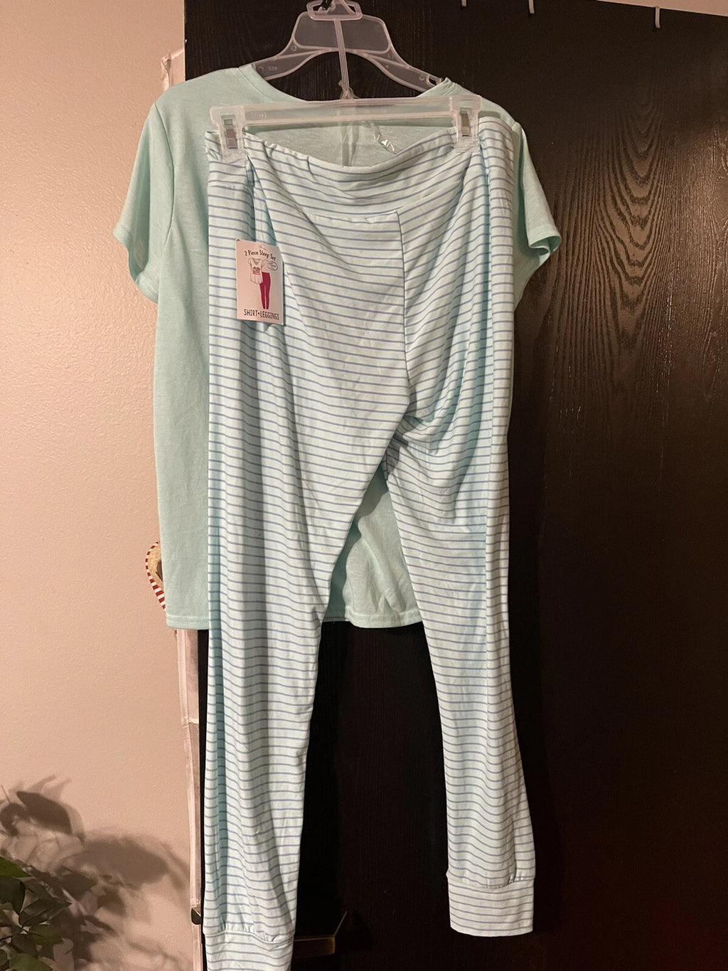 Brand New Two piece sleep set sz L , and ladies 2 pair sleep socks sz 4-11