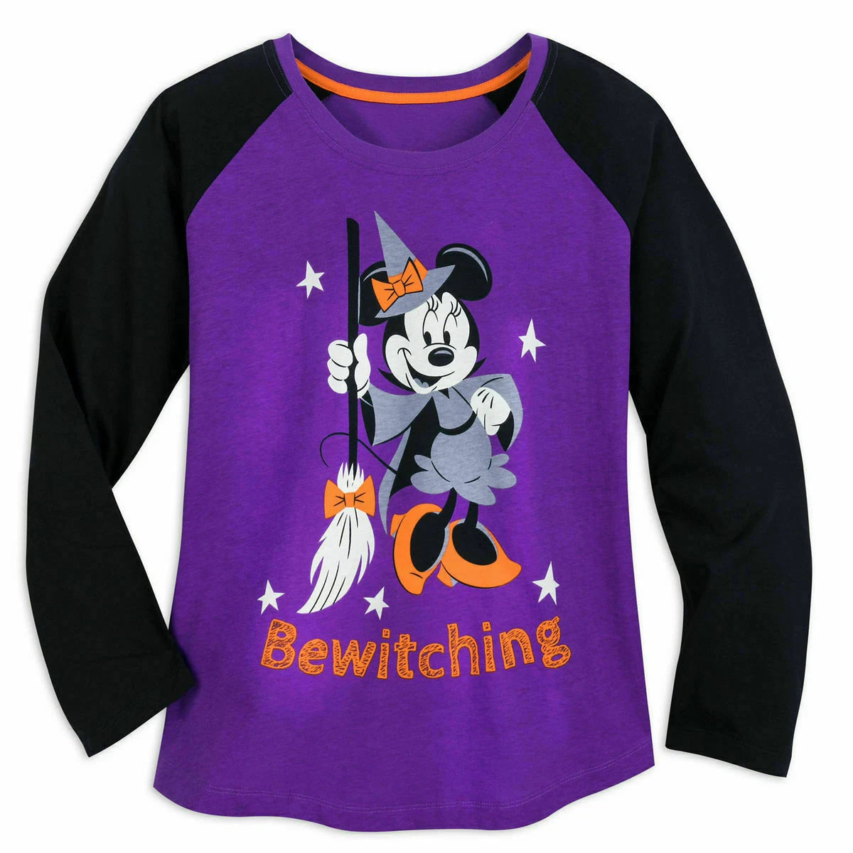 Disney MINNIE MOUSE WOMEN'S "BEWITCHING" HALLOWEEN PAJAMS SET Adult 2PC Large
