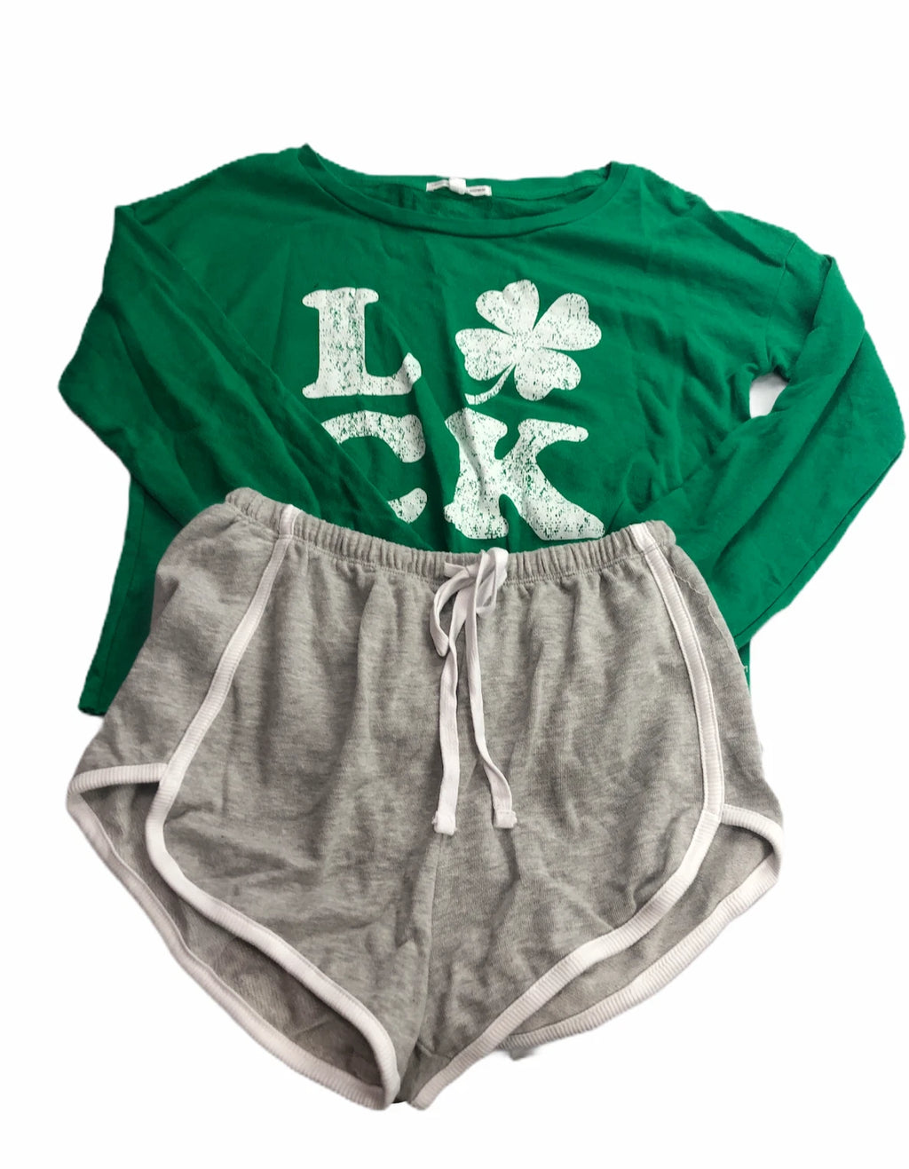 Women's "Lucky" Lounge Pajama Set - Grayson Threads - Green - XS - C176