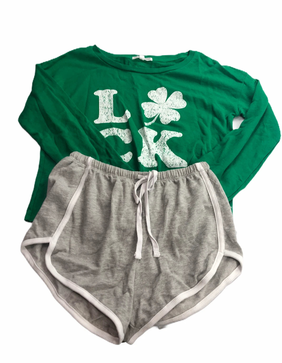 Women's "Lucky" Lounge Pajama Set - Grayson Threads - Green - XS - C176