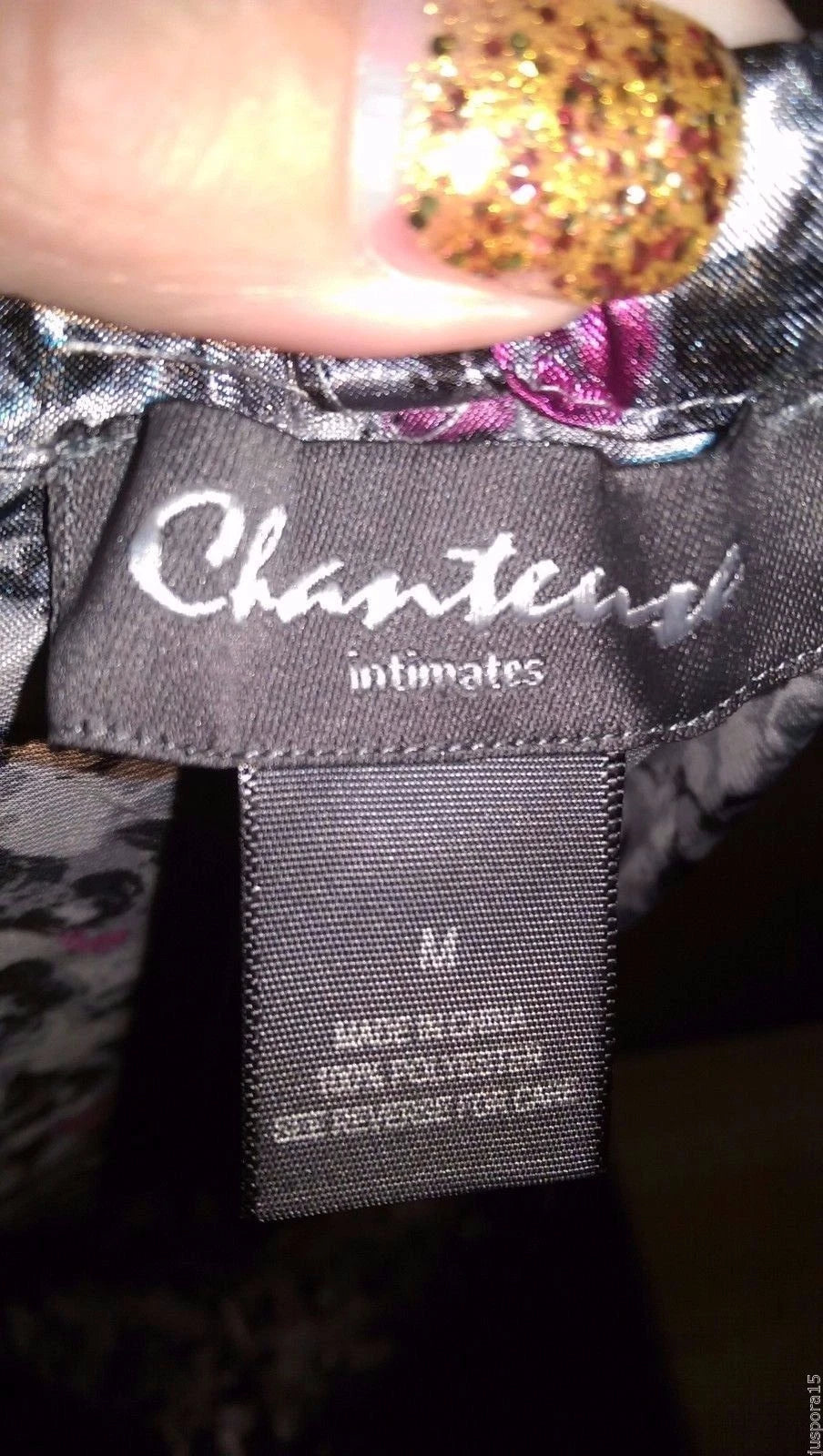 Chanteuse Intimates Womens Sleep Lounge Set Size M Medium Multicolor Floral NEW