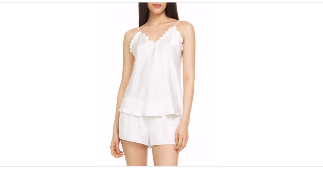 Miraj Ii Short Camisole Pajamas White Size L 3349