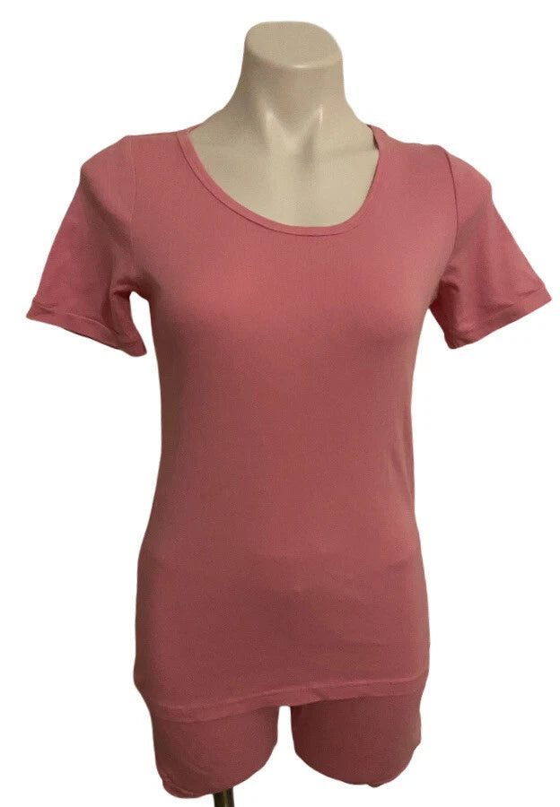 Leveret Womans Sleepwear T-shirt and Shorts Set 100% Cotton