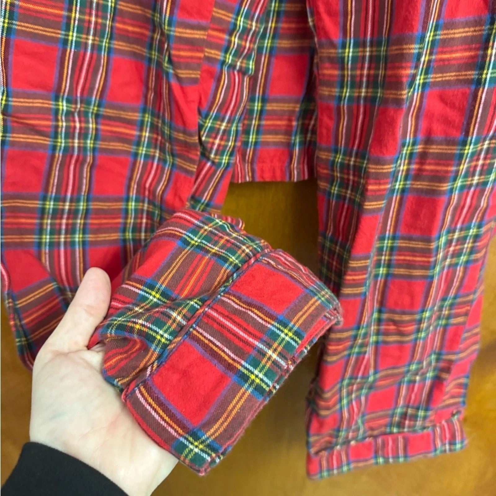 Lounge by beach lunch lounge plaid pajama set xs