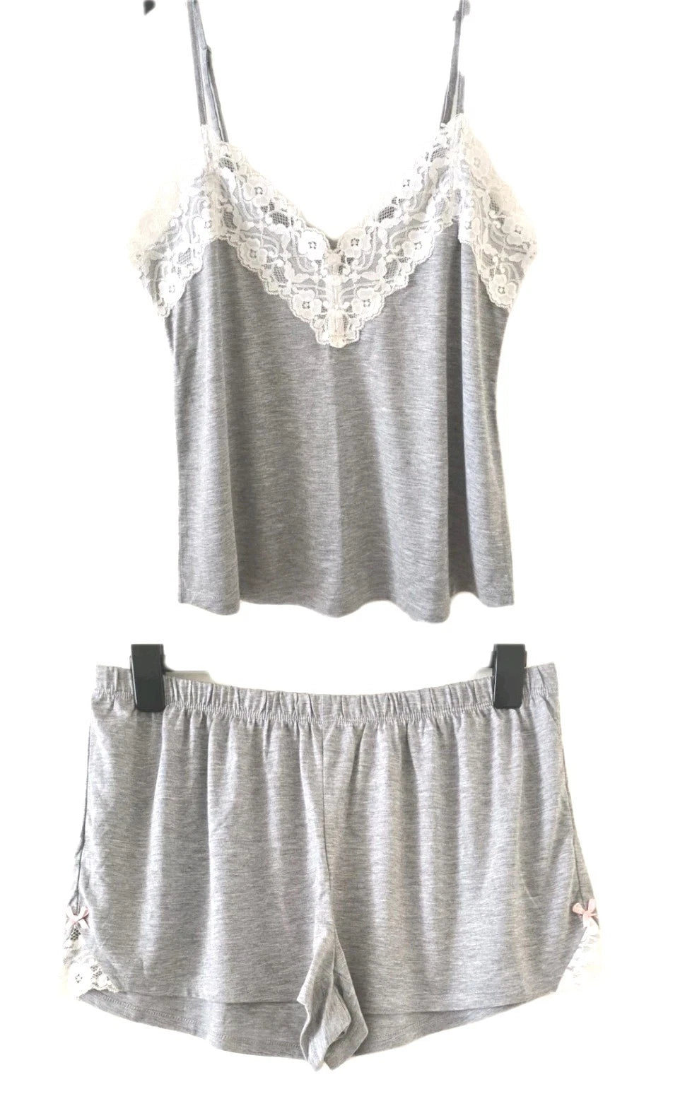 Womens Pyjamas Size 14 Grey Camisole & Shorts Set Pjs Ladies Accessorize