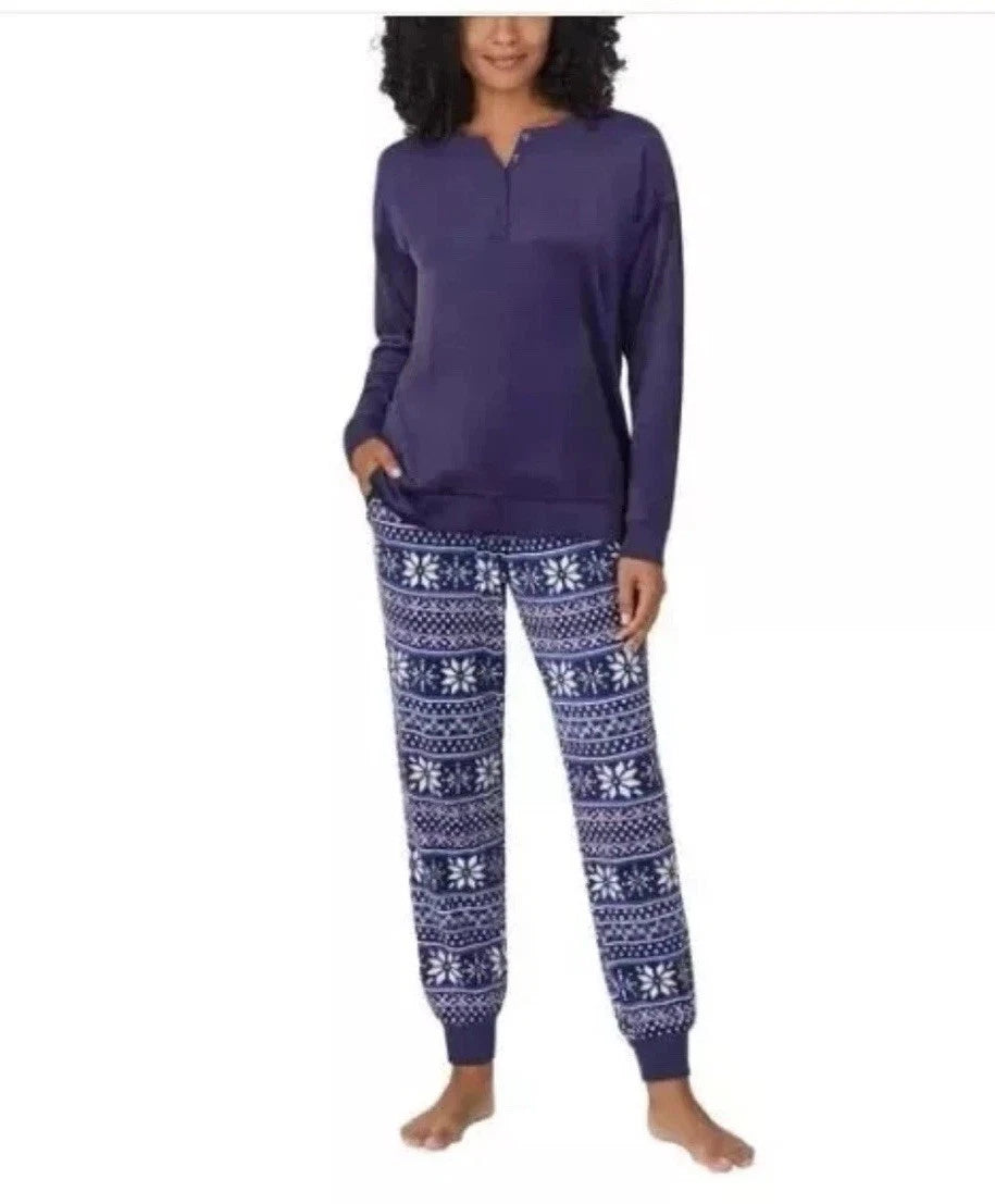 Nautica Ladies' 2 Piece PJ Set Blue Size.XL.   BG