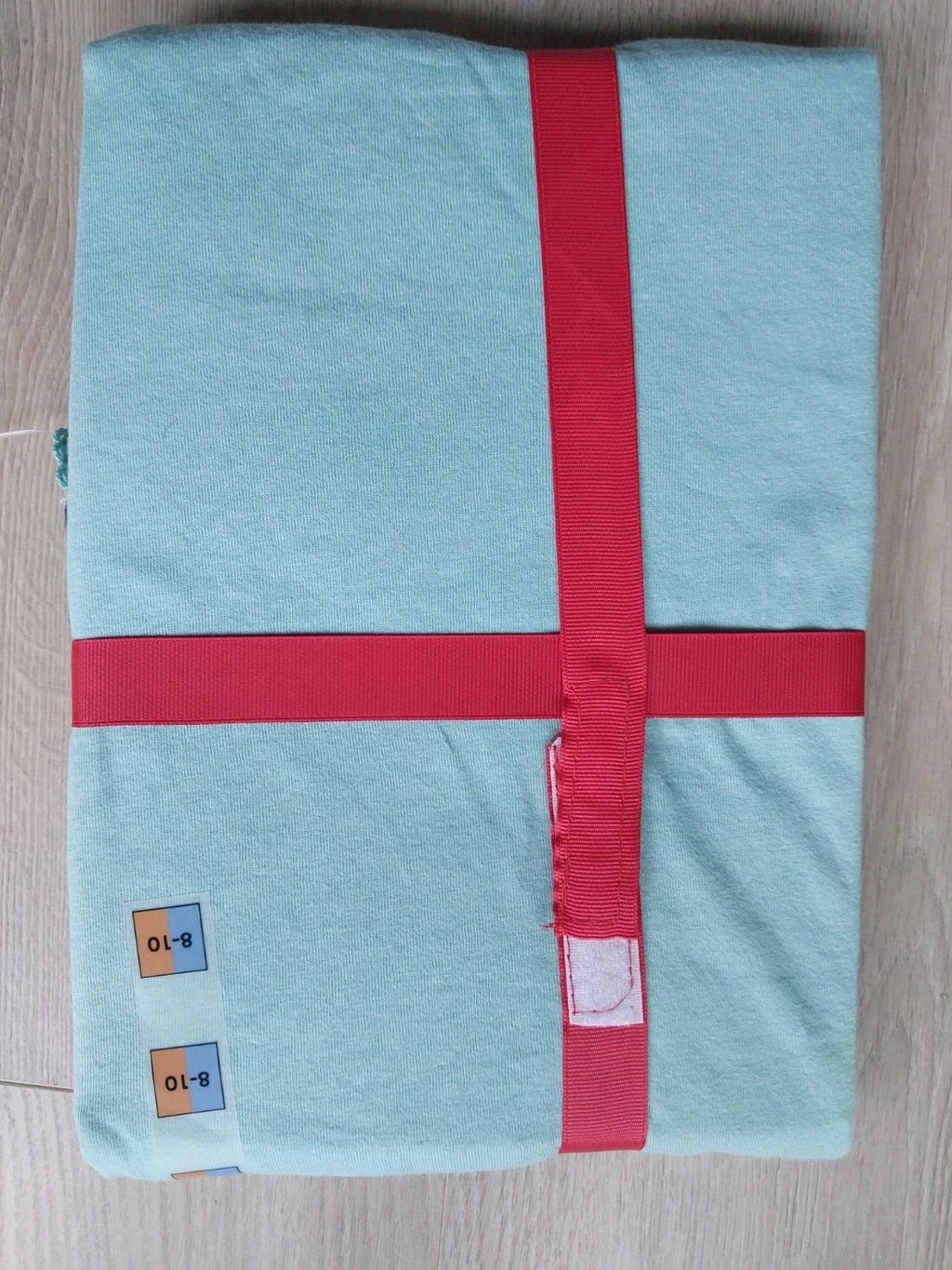 M&S Ladies Pyjama Set Size 8-10 Turquoise/ Grey Long Leg Long Sleeve New