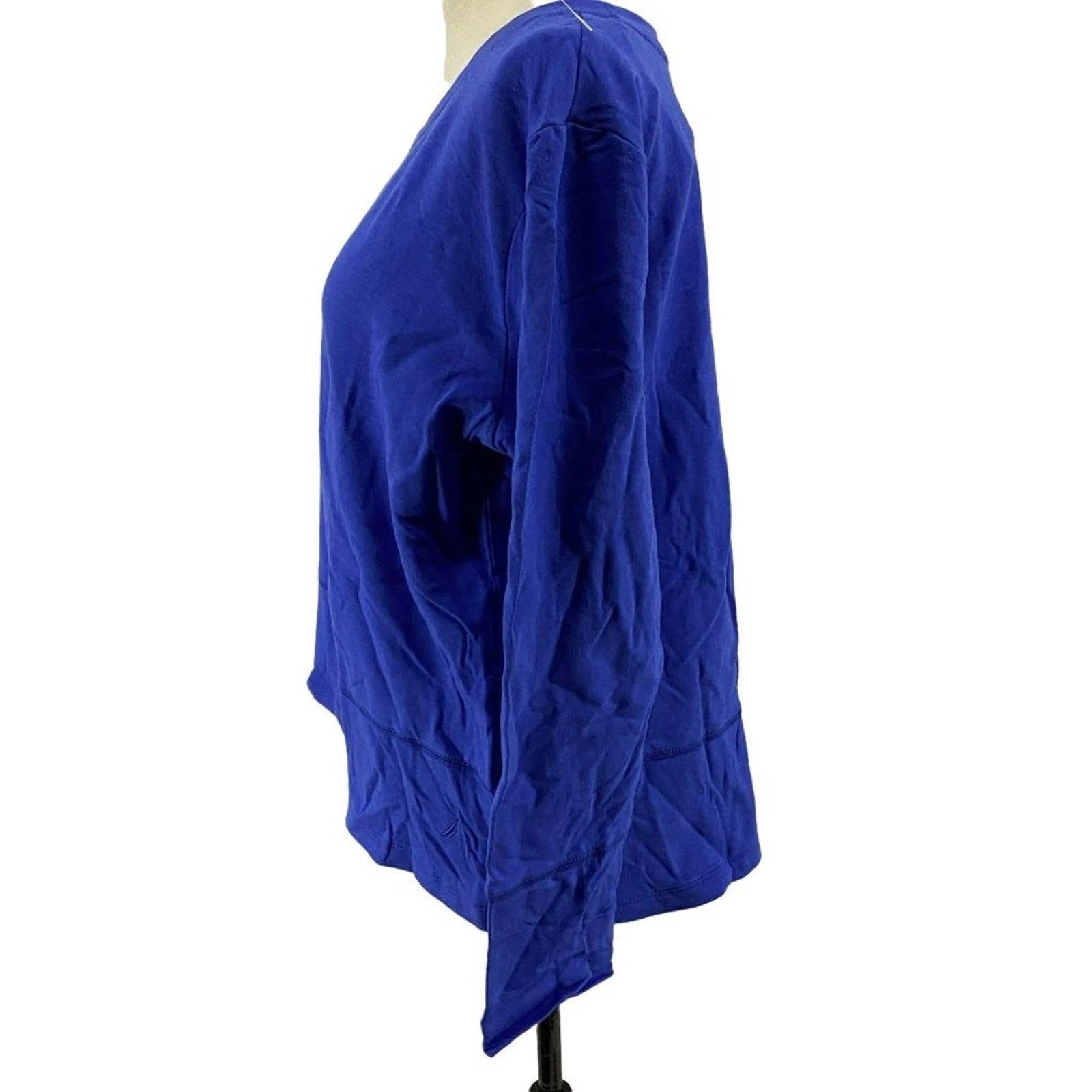 Nautica Pajama Set Blue Plaid Fleece Cozy Small Womens