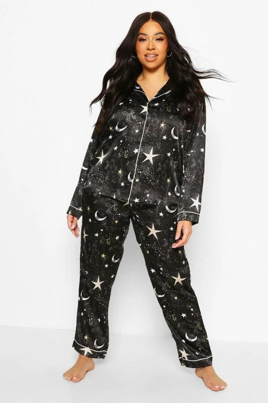 Womens Pyjamas short Pjs Set Top Trouser Nightwear size 8 12