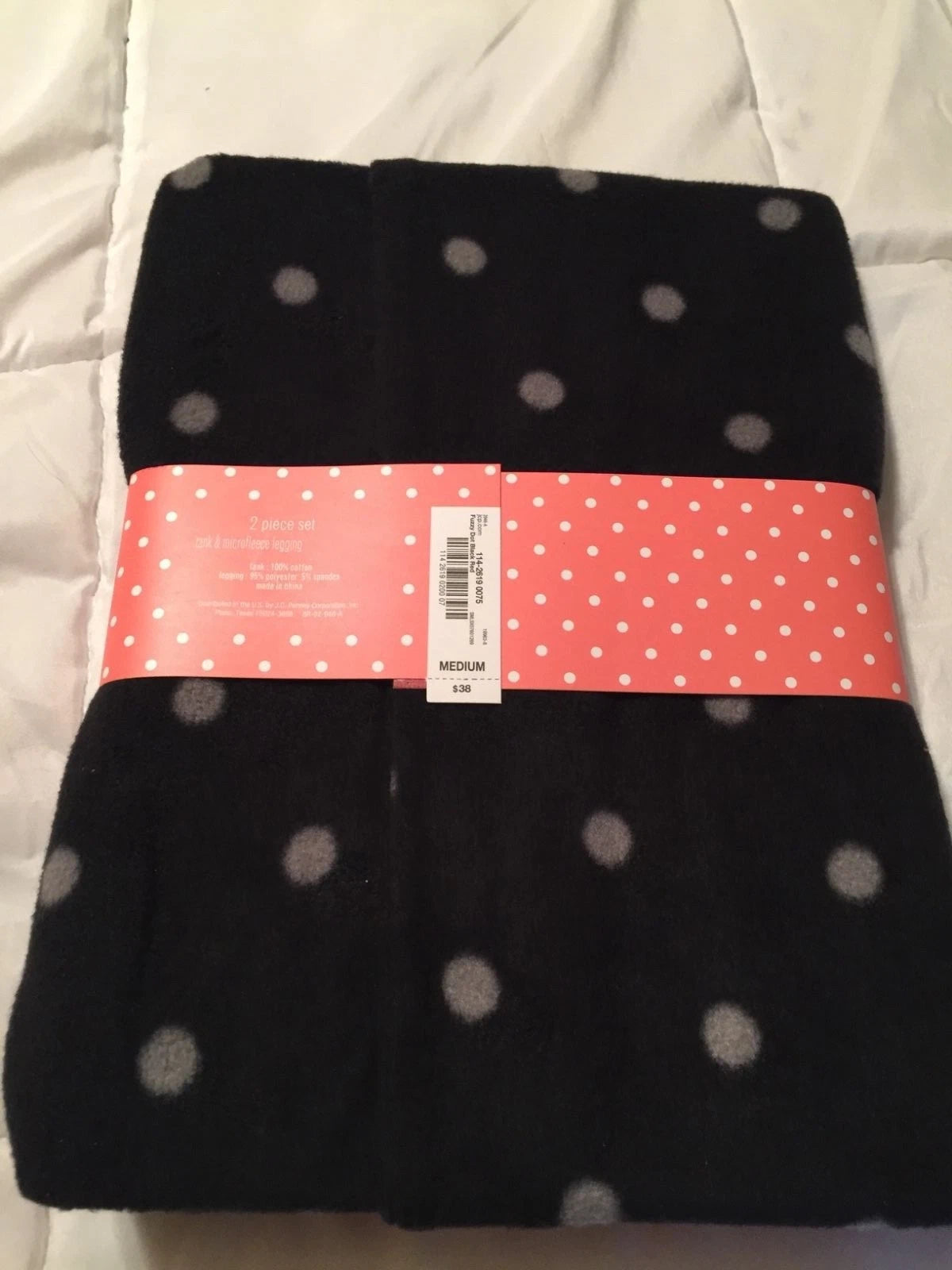 NEW FLIRTITUDE WOMENS TANK & LEGGING LOUNGE SLEEP SET SIZE M RED & BLK RET$38