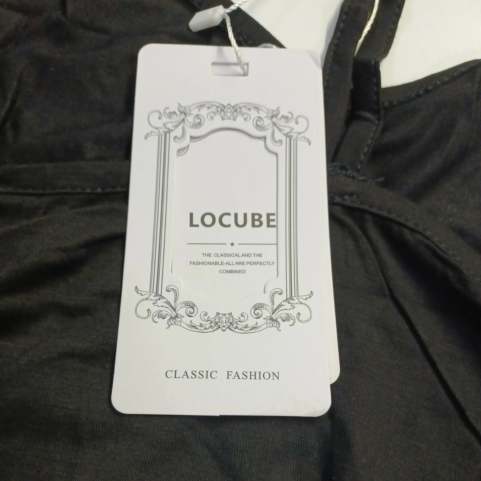 LOCUBE Women Pajama Floral-Black Size 2XL