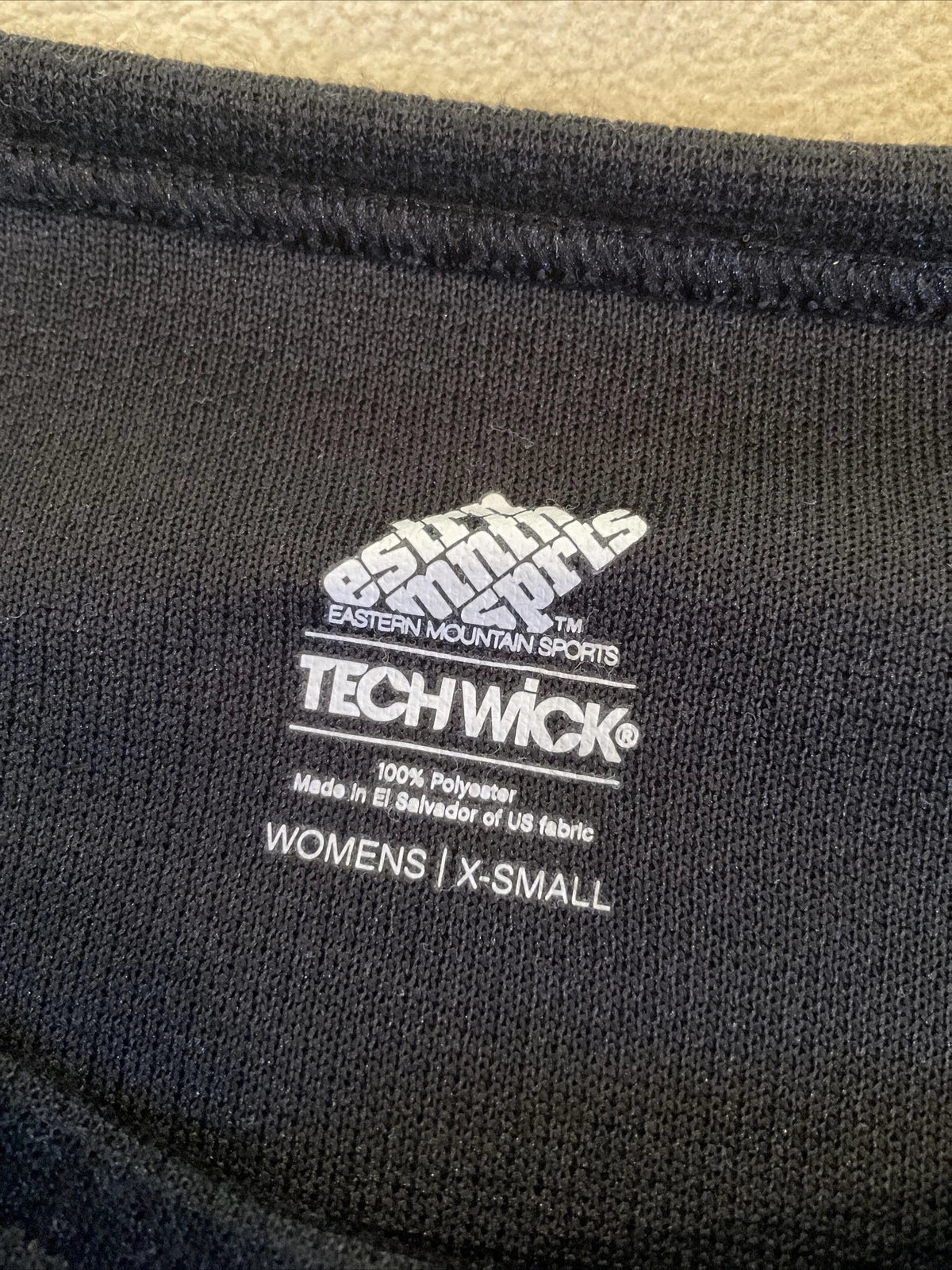 Eastern Mountain Sports Techwick pajamas XS womens black