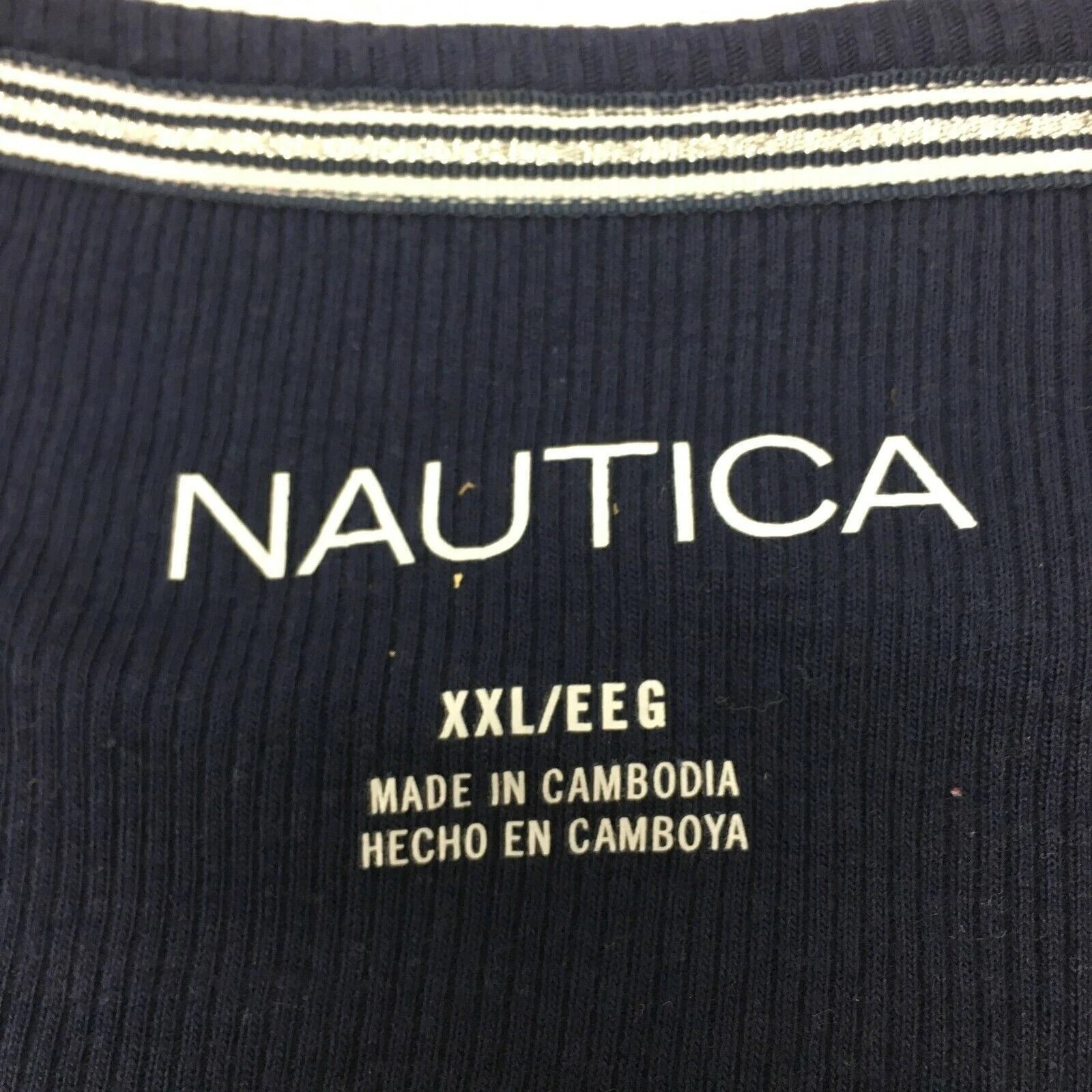 Nautica 2PC Women's Plaid Sleepwear set Color: Red/ Blue Size: XXLarge