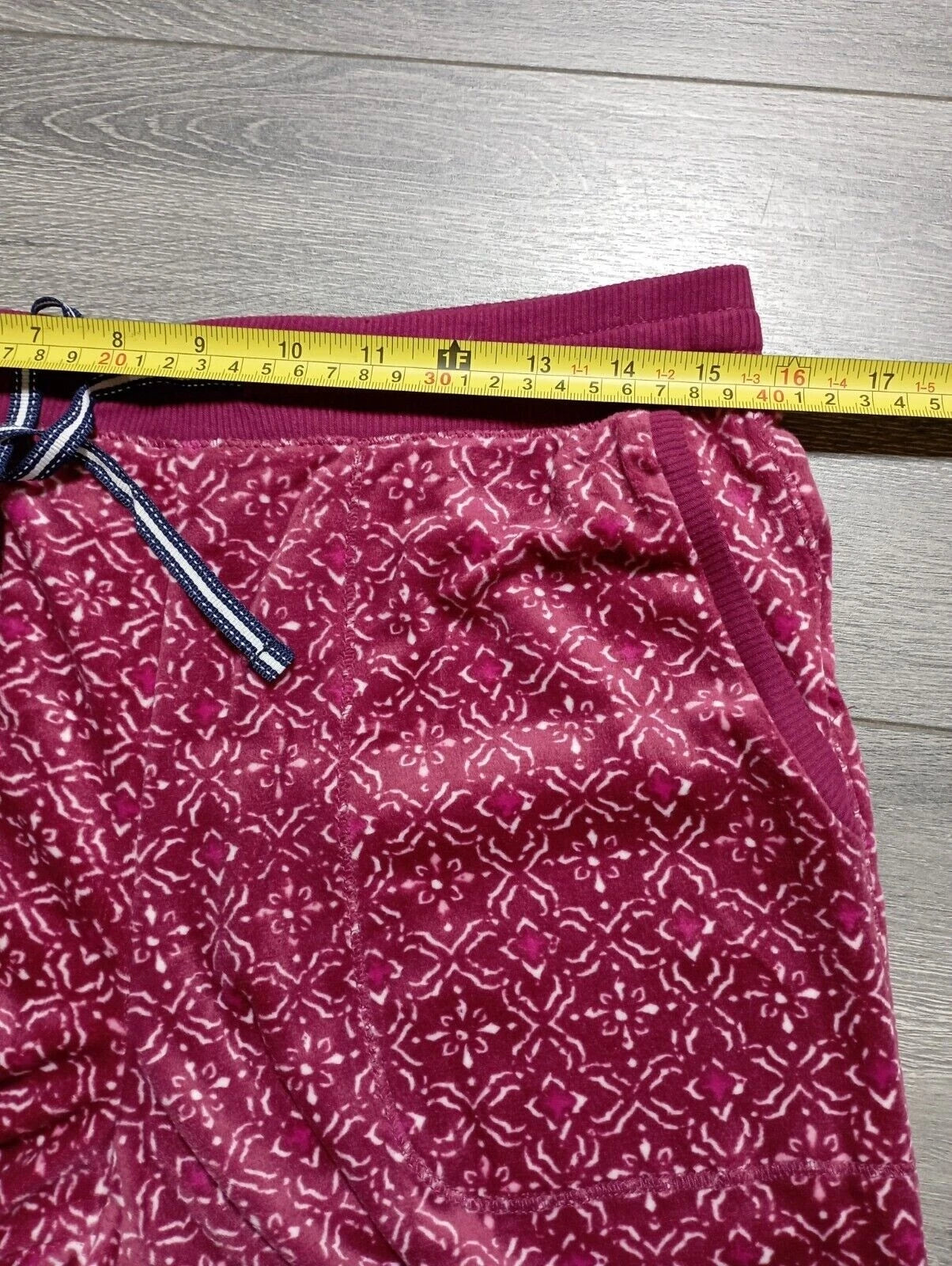 NAUTICA Pajamas Set Adult Small Purple Floral Winter Fleece Womens
