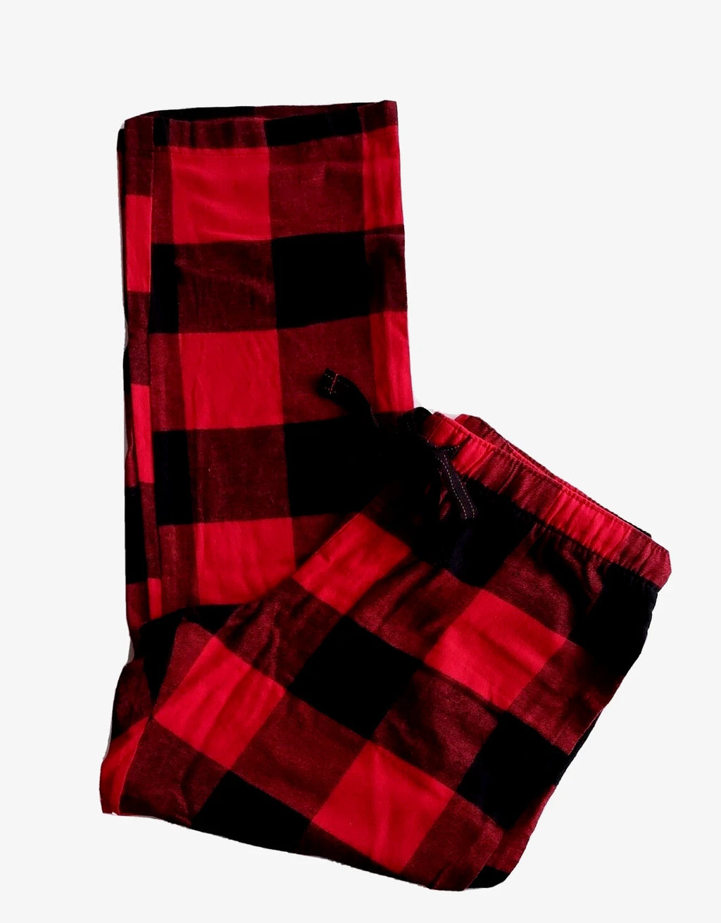 Womens Old Navy SOFT 100% COTTON-FLANNEL PAJAMA PANTS Red Buffalo Plaid XLT NWT