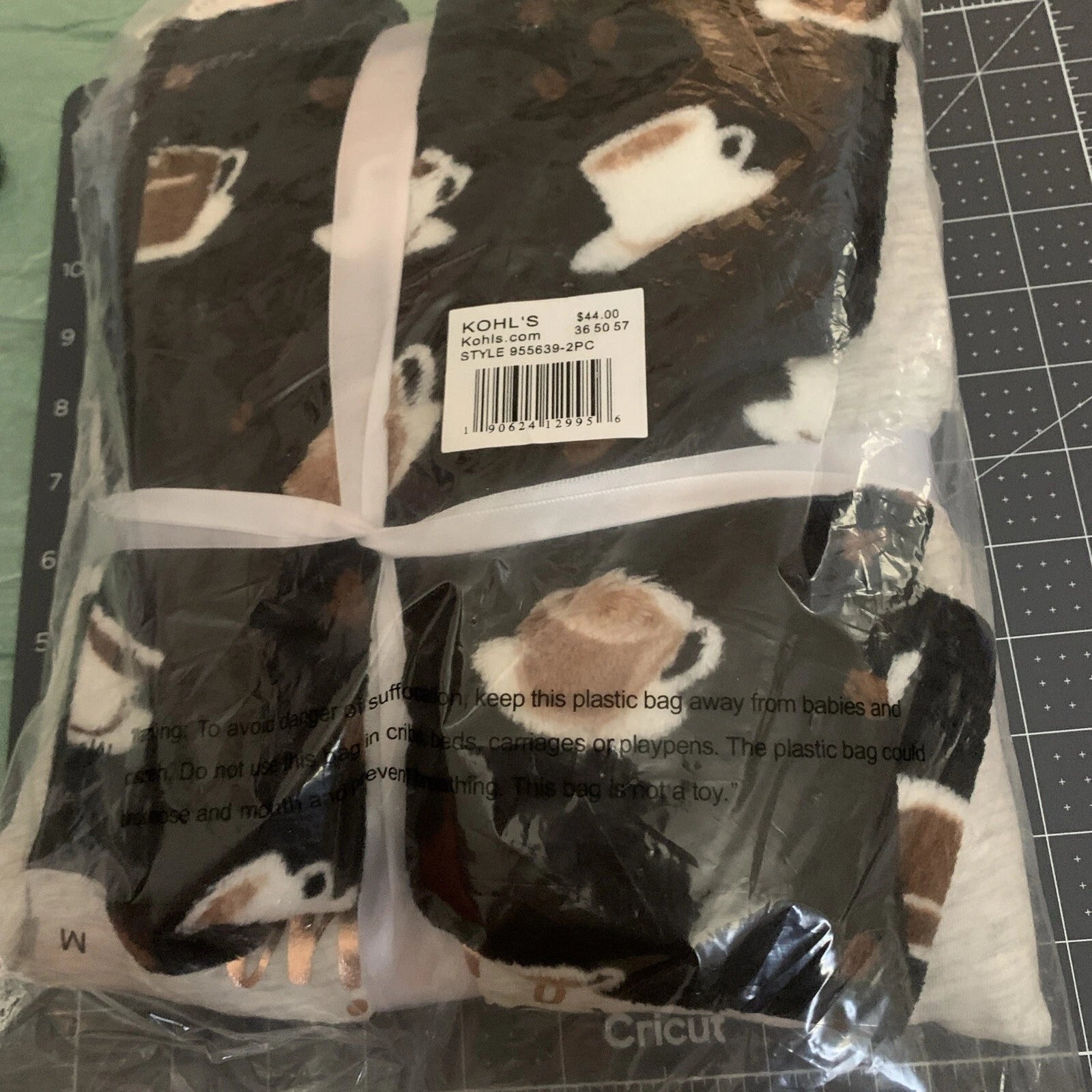 good morning starts Oatmeal coffee beyourself sleepwear PJ set