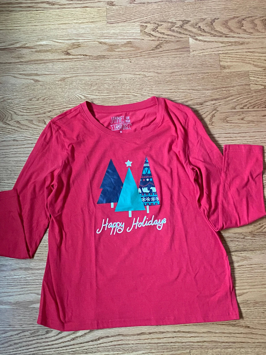 NWT Jammies For Your Family “ Happy Holidays” Women M