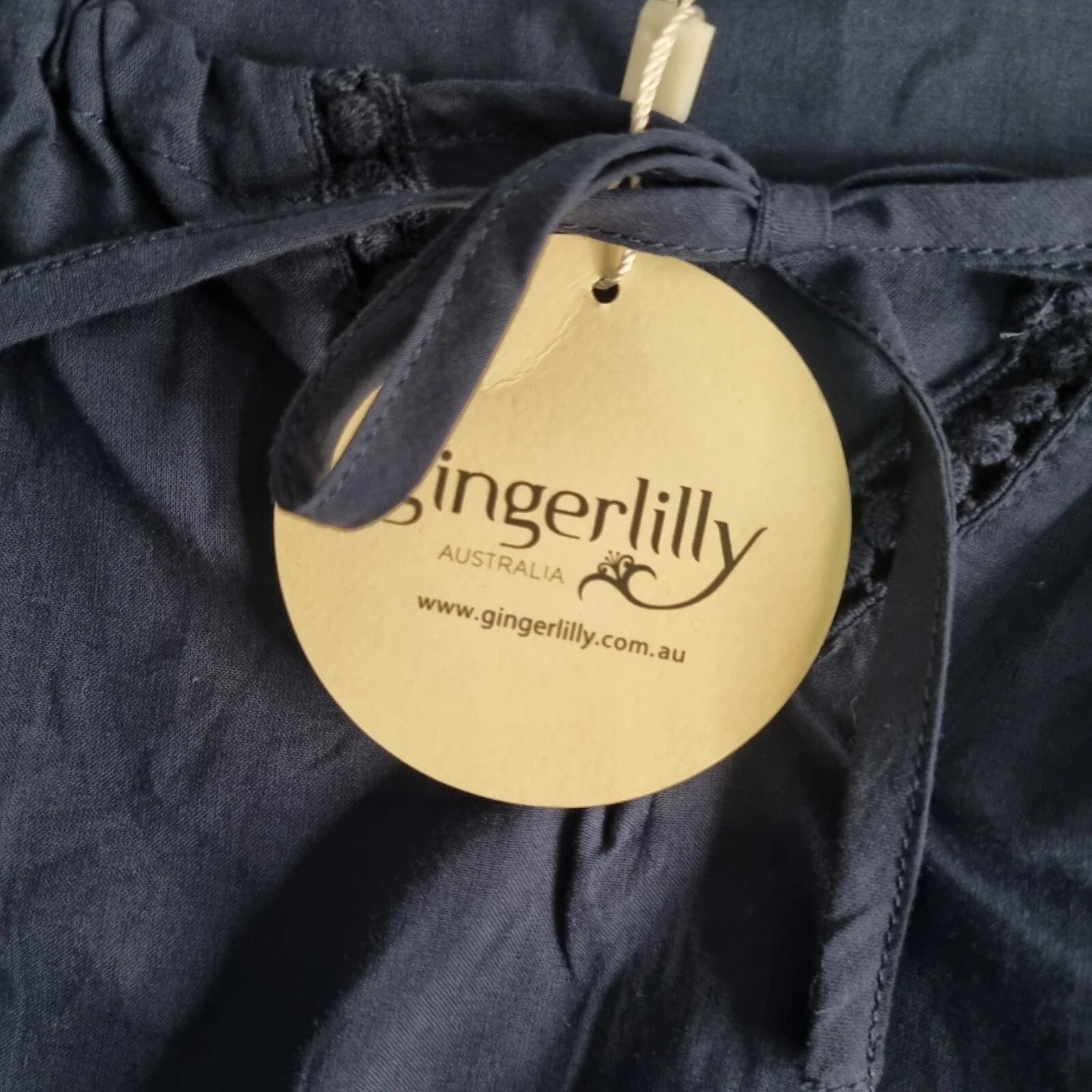 Gingerlilly Size L Summer Pyjama Navy Short Set Size L BNWT NEW RRP $99.95 EC