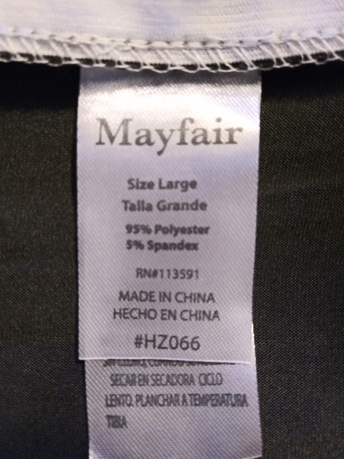 Mayfair Size Large Womans Lounge Set Polyester Soft See Description May1