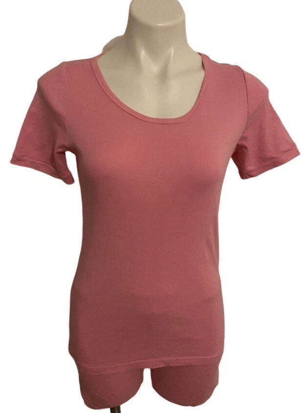 Leveret Womans Sleepwear T-shirt and Shorts Set 100% Cotton