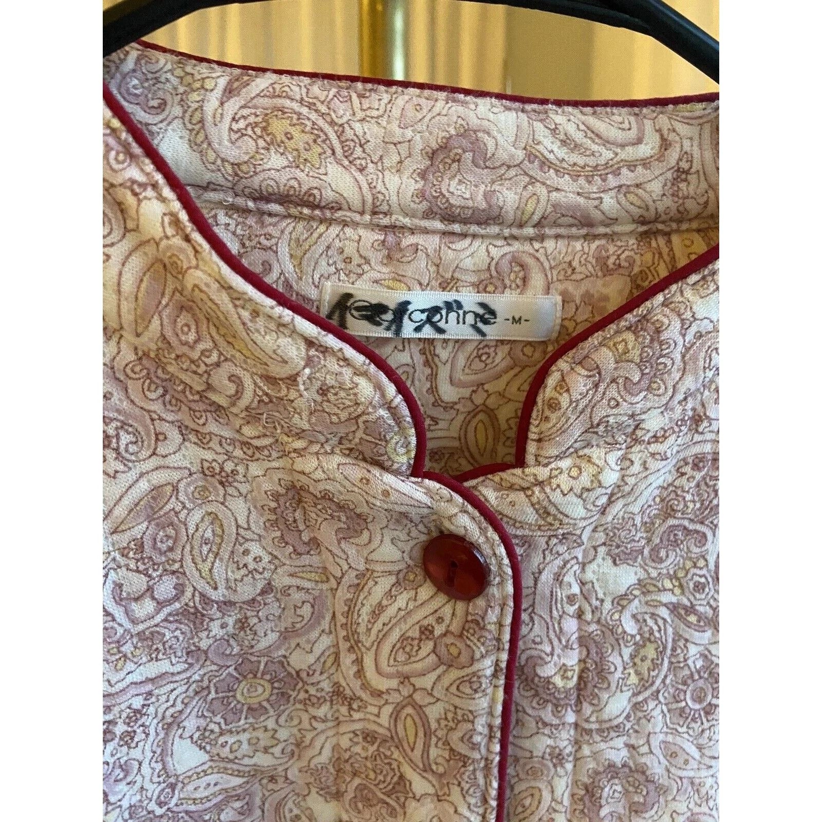 Garconne Sleepwear Pajama Set Size Medium Red