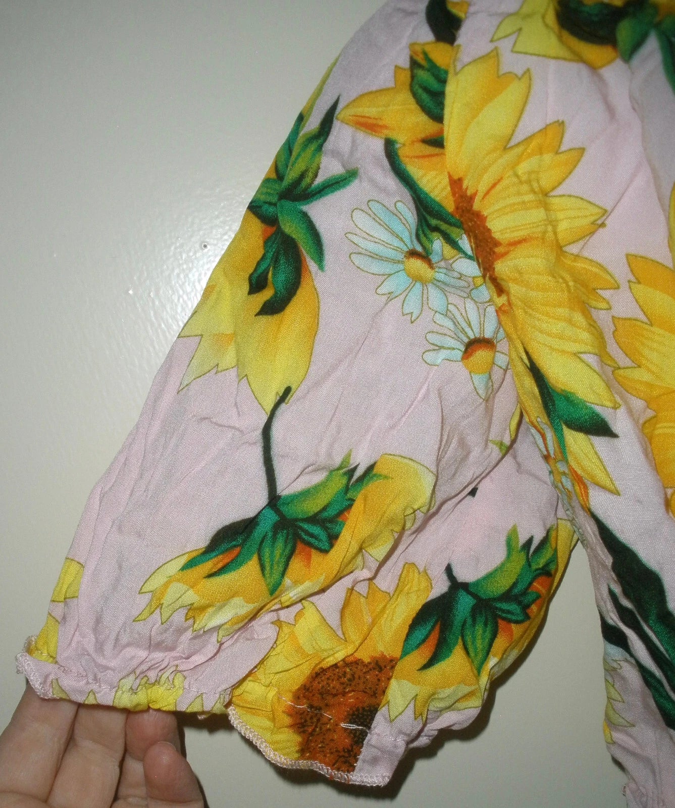 #1200 Skein 2pc PJ Sunflower Yellow Crop Top & Shorts Lounge Pajama Set 2XL Plus