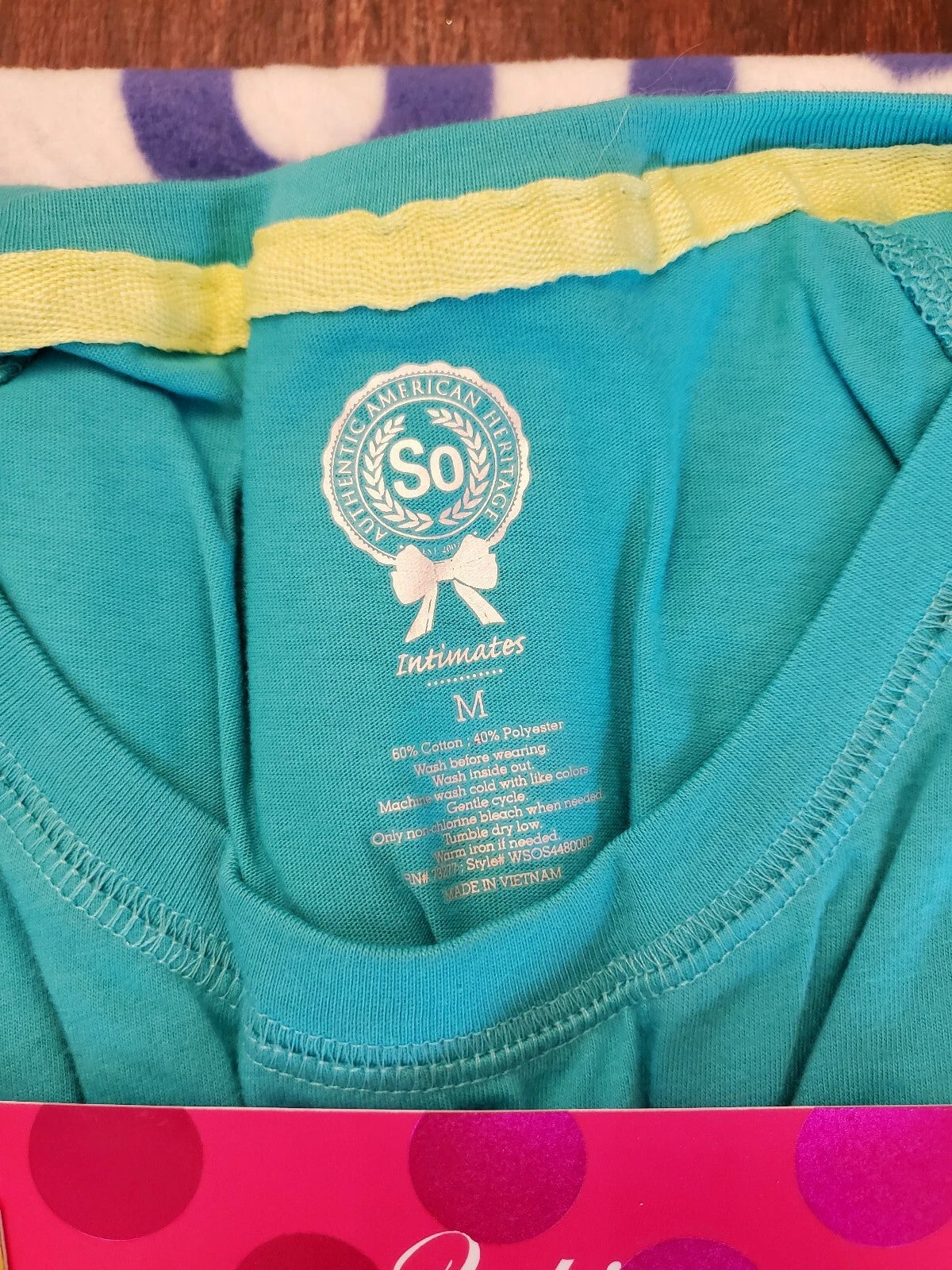 NEW Junior's 2-piece Pajama Set By SO, Size M