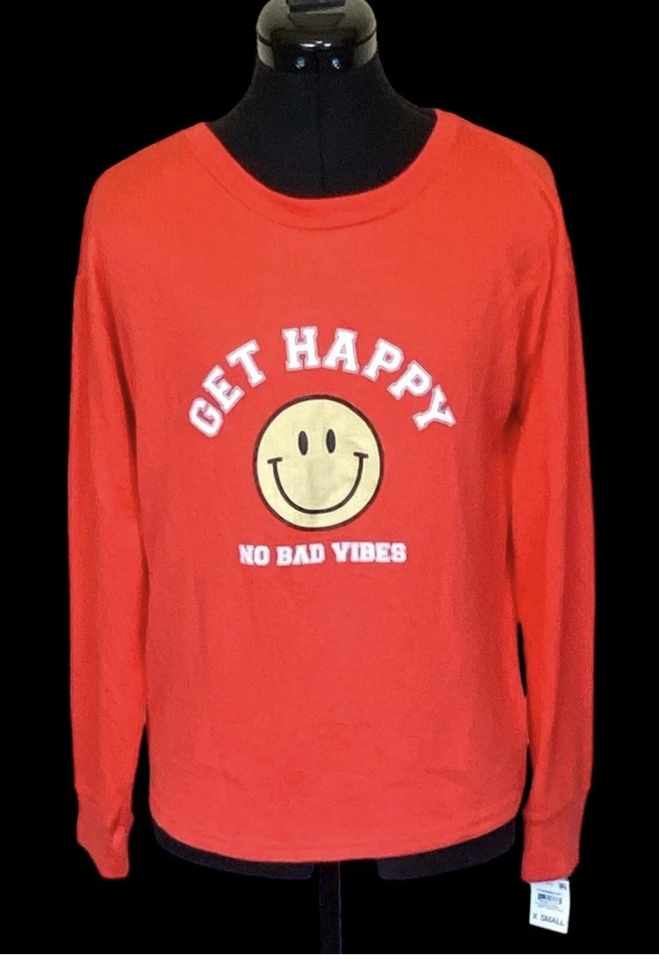 NWT JENNI Women's Super Soft Cozy Get Happy Papaya Punch Pajama Set Size L