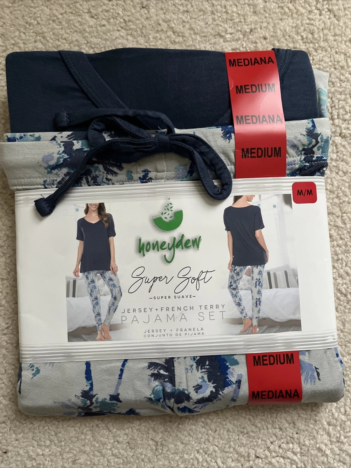 NWT Honeydew 2 Piece Jersey French Terry Pj Set MEDIUM