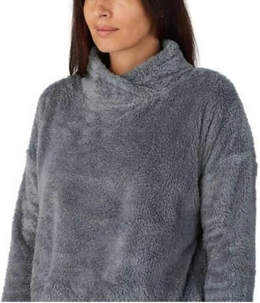 *NWT*  Jane and Bleecker Ladies Cozy Fleece Lounge Pajama Set (Grey, Medium)