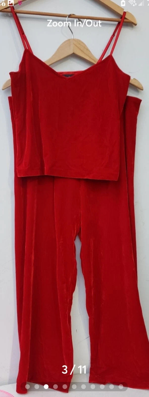 Pajama Gram 2-pc Red Velvet Lounge Set - Great Valentines Day Gift