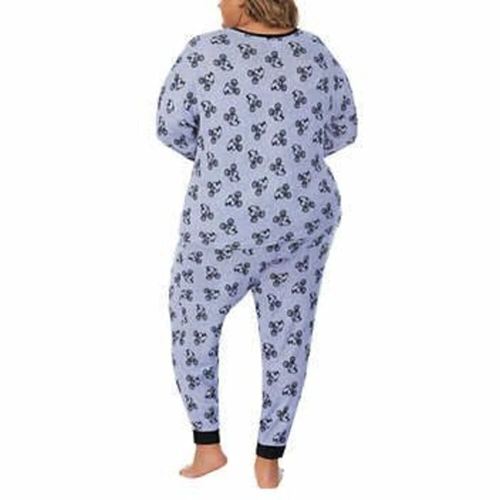 Character Ladies' 2-piece Lounge Set  Mickey Blue XX-Large New!
