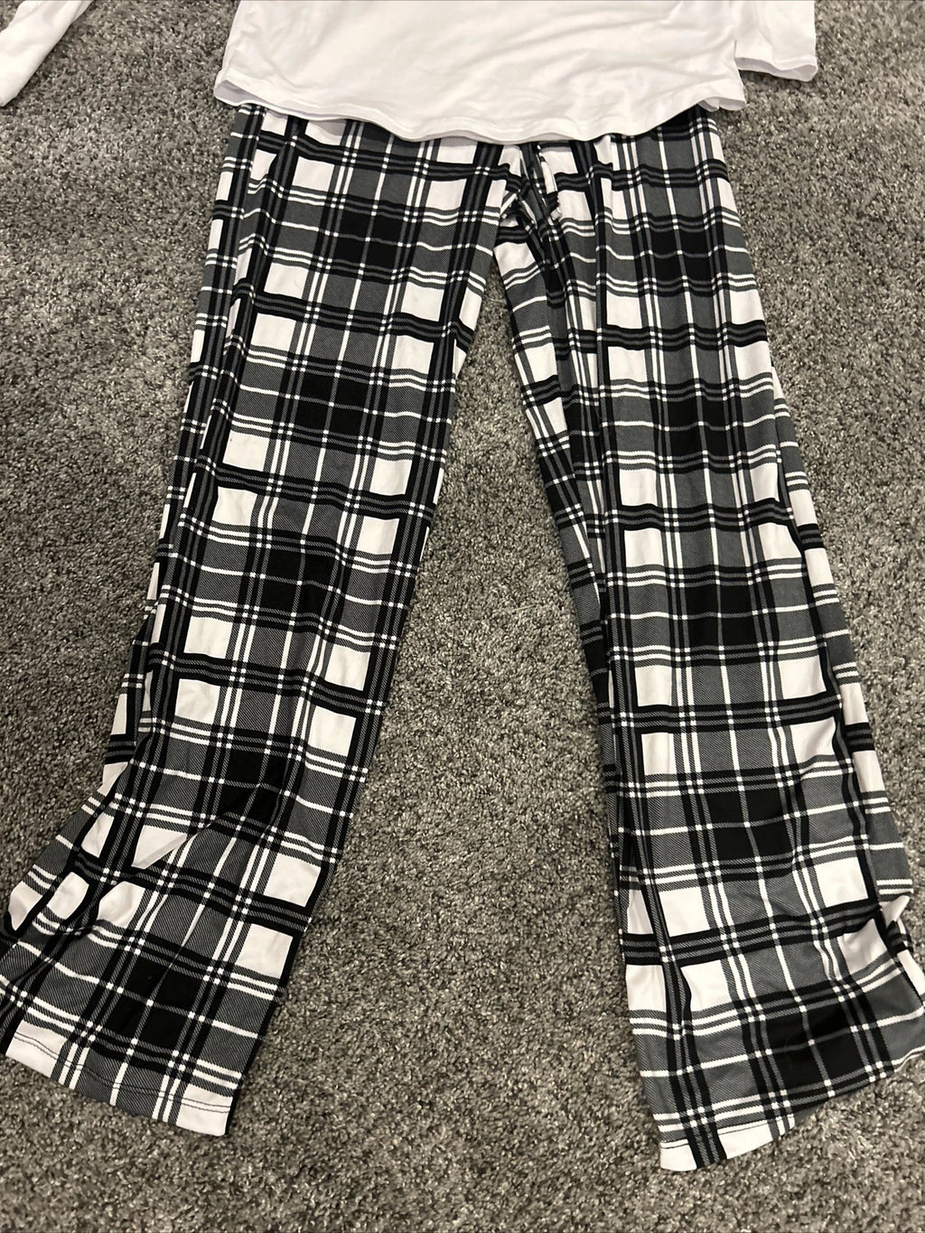 New 2 Piece Fashion By Mirabean  Pajama Set Snowman Women’s Small