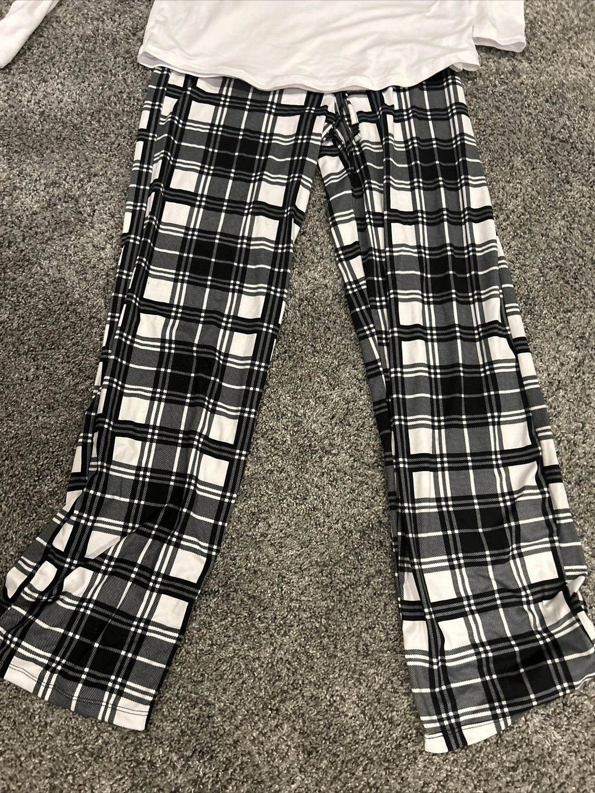 New 2 Piece Fashion By Mirabean  Pajama Set Snowman Women’s Small