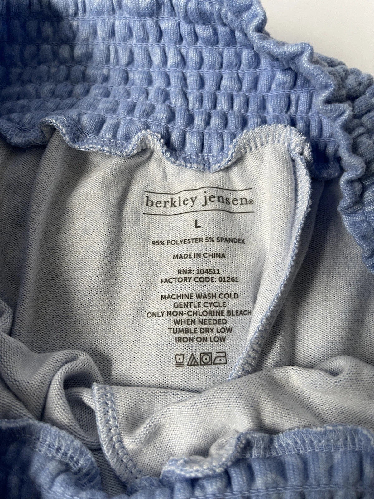 Berkley Jensen 2pc Blue Pajamas Shorts Set