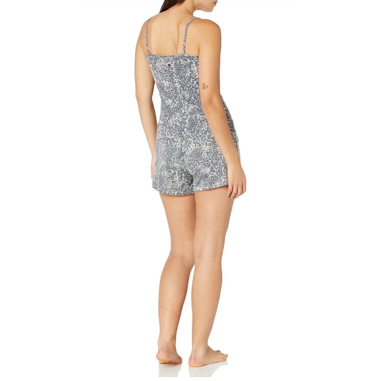 Champion Womens Sleep Drwastrings Camisole Top Set Granite Print Size L NWT