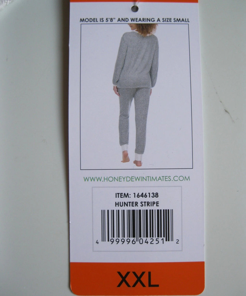 Honeydew Ladies Super Soft 2-Piece Pajama Set Hunter Green Stripe XXL
