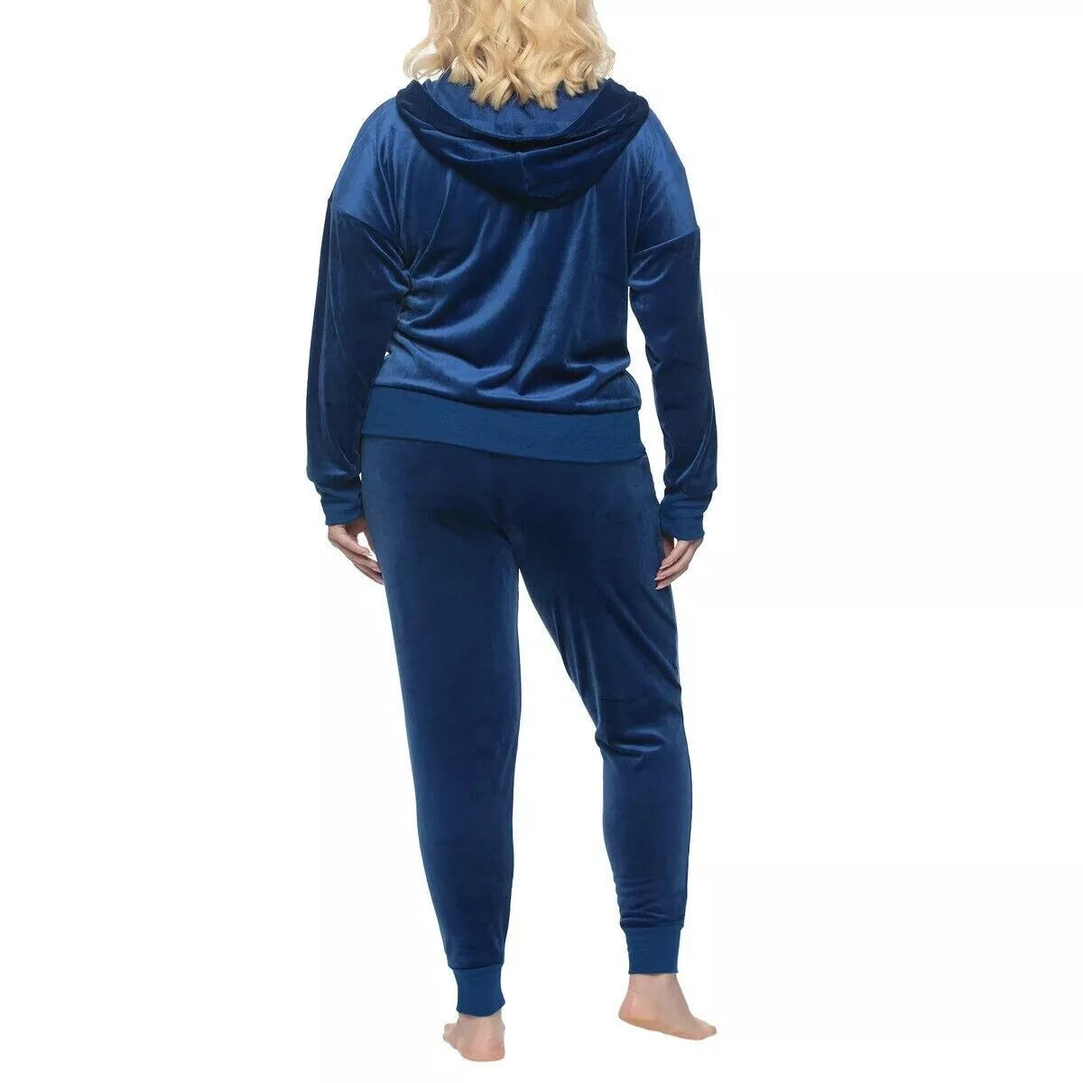 Felina Ladies' 2-piece Velour Set, Blue, L