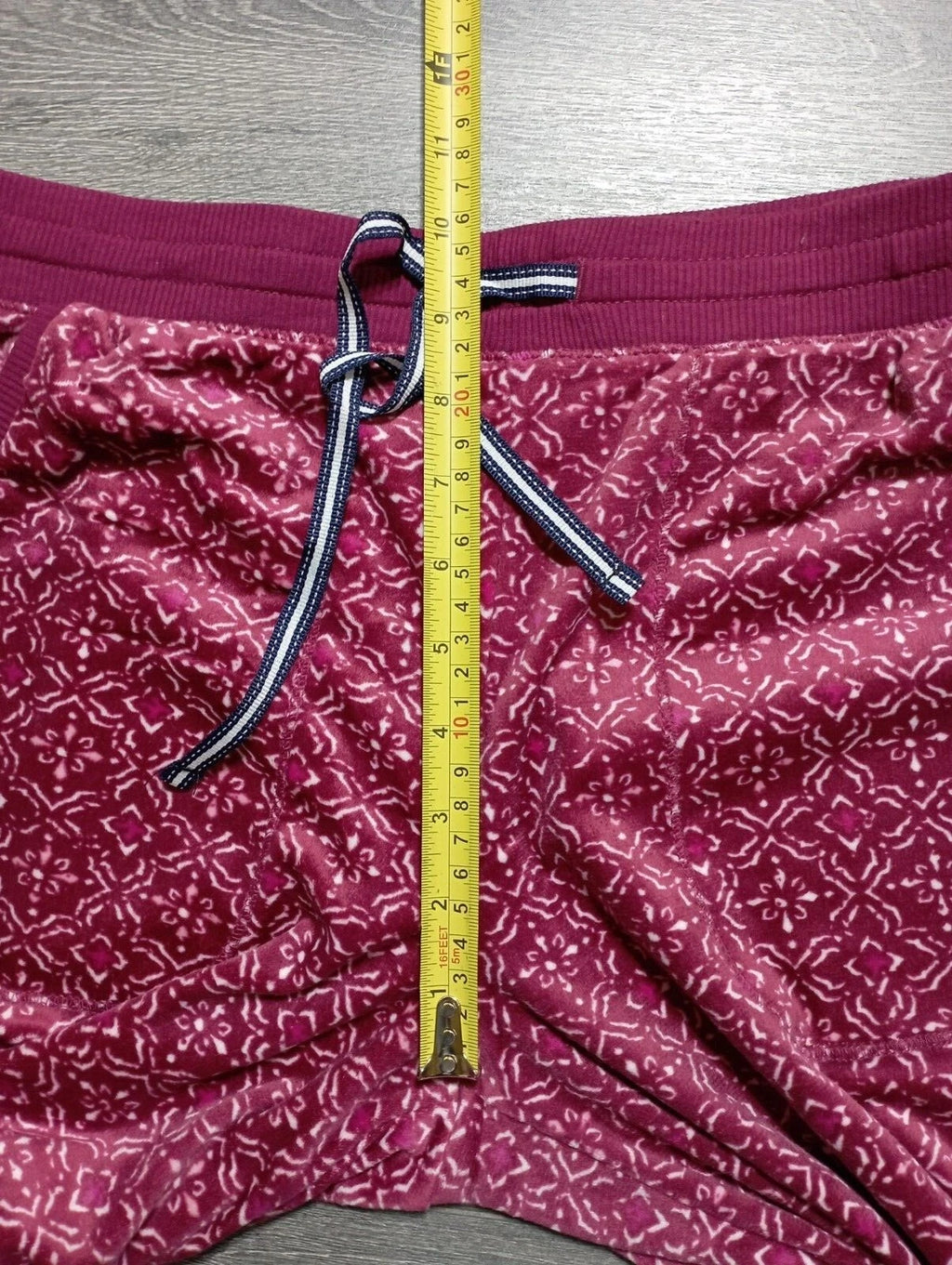 NAUTICA Pajamas Set Adult Small Purple Floral Winter Fleece Womens