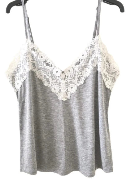 Womens Pyjamas Size 14 Grey Camisole & Shorts Set Pjs Ladies Accessorize